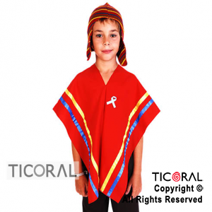 DISF COYA NIO CAND T1 C/PONCHO Y GORRO x 1